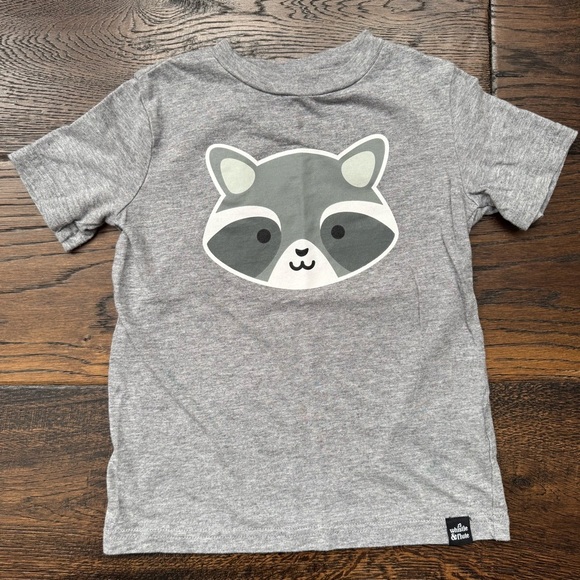 Whistle & Flute - Gray Raccoon Kids Sweater and T-Shirt Set - Picture 6 of 8